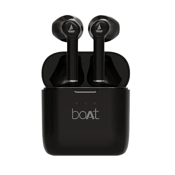 BoAt 125F Black Earbuds