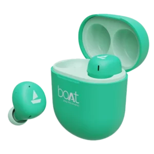 Airdopes 334 Light Green Earbuds